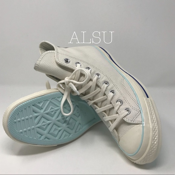 Converse Chuck 70 HI Leather Egret Teal W AUTHENT - Picture 4 of 8